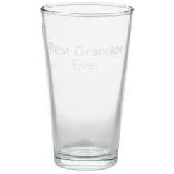 Hallmark Best Grandpa Ever Pint Glass