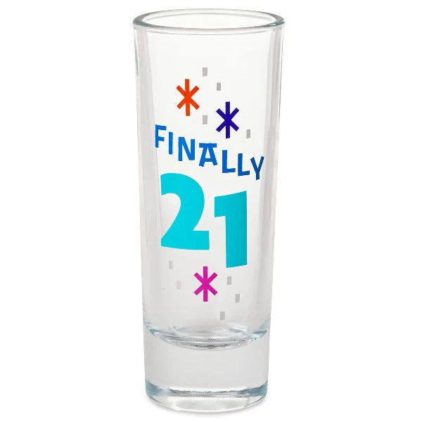 Hallmark Finally 21 Shot Glass, 2 Oz. 1 Hallmark Finally 21 Shot Glass, 2 Oz.