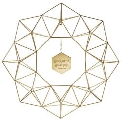Hallmark DaySpring Candace Cameron Bure Geometric Metal Wreath