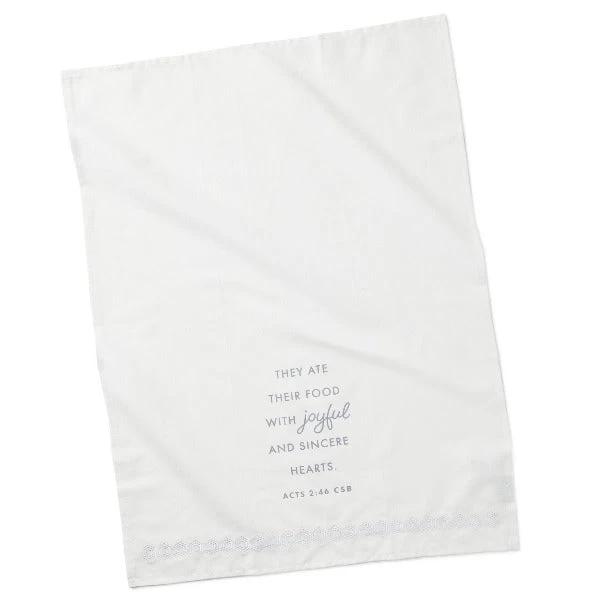 Hallmark DaySpring Candace Cameron Bure Joyful Hearts Tea Towel 2 Hallmark DaySpring Candace Cameron Bure Joyful Hearts Tea Towel - Image 2