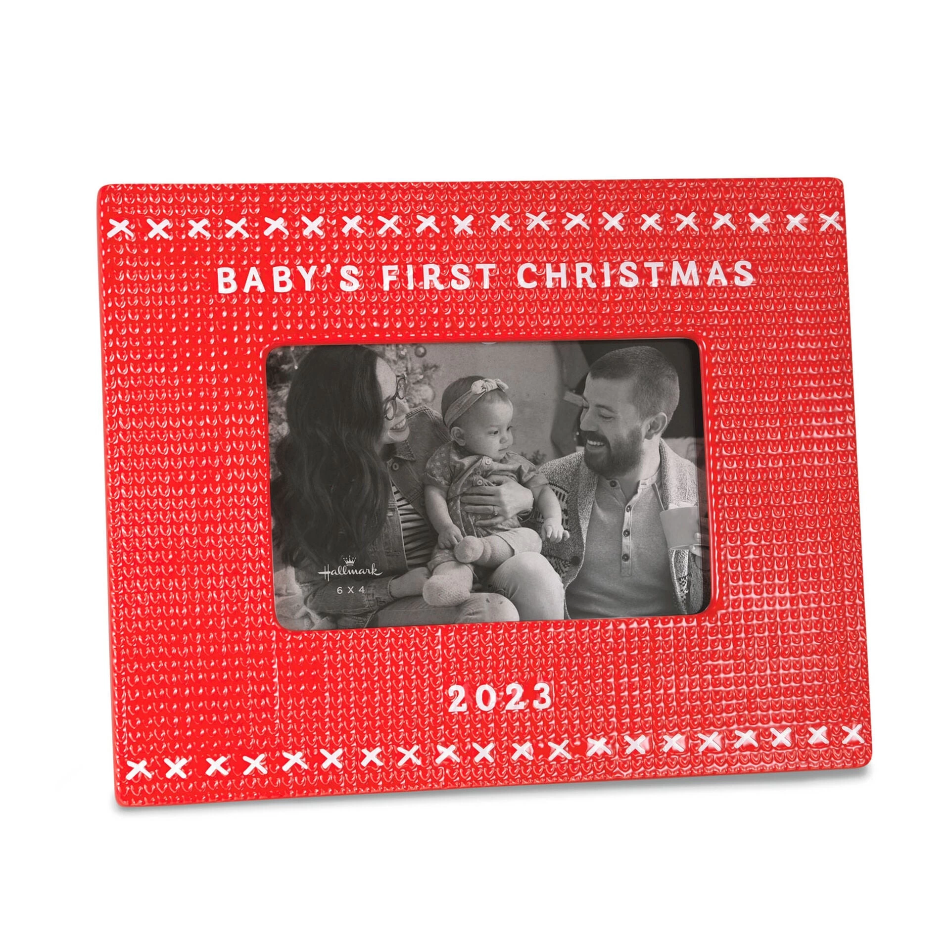 Hallmark Baby's First Christmas 2023 Dated Picture Frame, 4x6