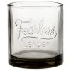 Hallmark Fearless Leader Smokey Gray Lowball Glass, 10 Oz.