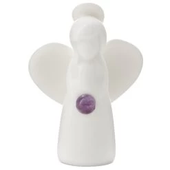 Hallmark Amethyst Angel Of Inspiration Mini Angel Figurine, 2"