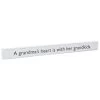 Hallmark A Grandma's Heart Wood Quote Sign, 23.5x2