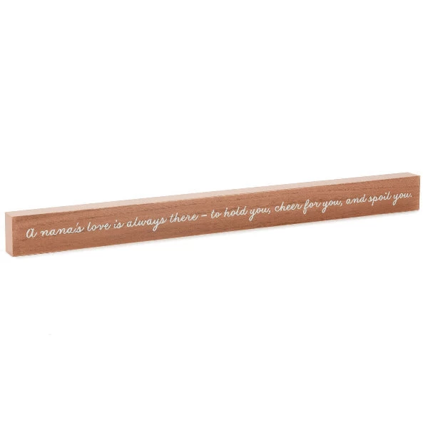 Hallmark A Nana's Love Wood Quote Sign, 23.5x2