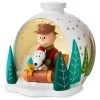 Hallmark Peanuts® Charlie Brown, Snoopy And Woodstock On Sled Light-Up Figurine, 4.6"