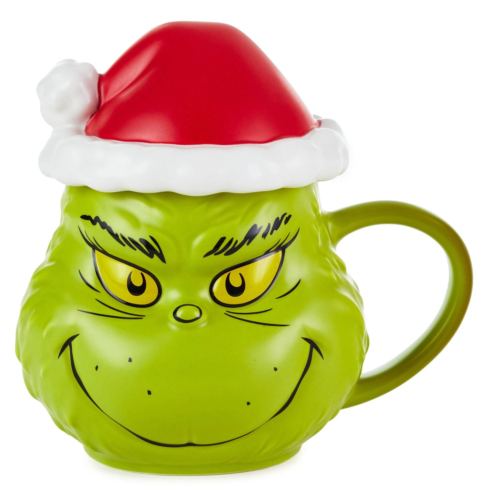 Hallmark Dr. Seuss's How The Grinch Stole Christmas!™ Grinch Santa Sculpted Mug With Sound, 21 Oz. 1 Hallmark Dr. Seuss's How The Grinch Stole Christmas!™ Grinch Santa Sculpted Mug With Sound, 21 Oz.