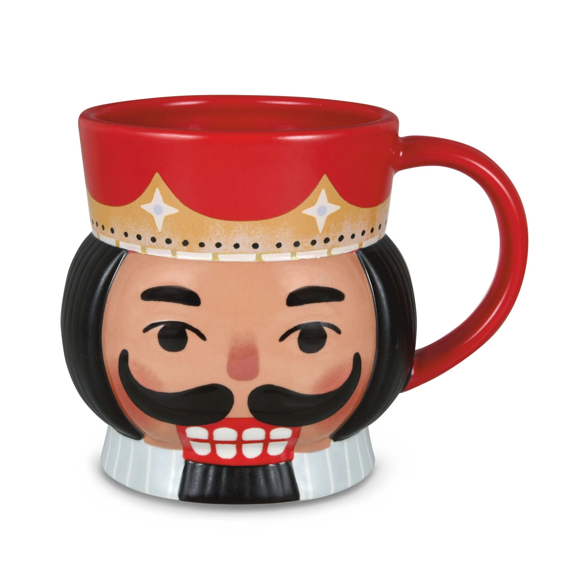 Hallmark Sculpted Nutcracker Christmas Mug, 24 Oz. 1 Hallmark Sculpted Nutcracker Christmas Mug, 24 Oz.