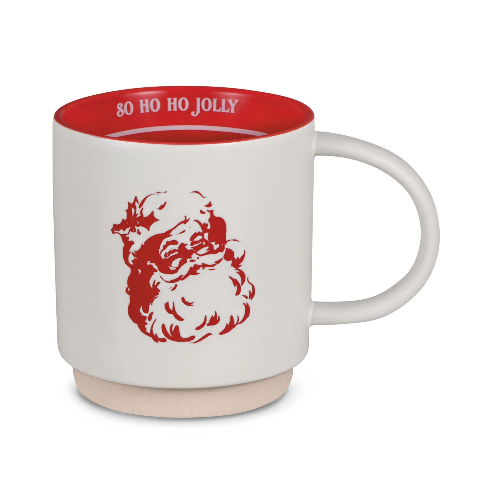 Hallmark So Ho Ho Jolly Santa Christmas Mug, 21 Oz. 1 Hallmark So Ho Ho Jolly Santa Christmas Mug, 21 Oz.