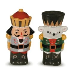 Hallmark Nutcracker Ballet Christmas Salt And Pepper Shakers, Set Of 2