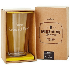 Hallmark Best Step Dad Ever Pint Glass