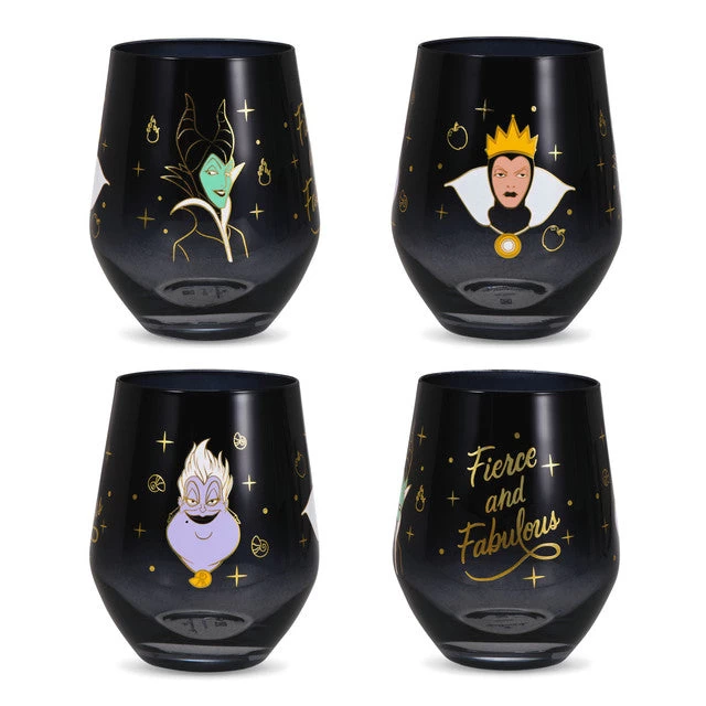 Hallmark Disney Villains Fierce And Fabulous Stemless Wine Glass, 16 Oz. 1 Hallmark Disney Villains Fierce And Fabulous Stemless Wine Glass, 16 Oz.