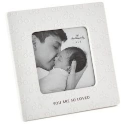 Hallmark Harry Potter™ Eye Glasses You Are So Loved Ceramic White Frame Holds 4" X 4" Baby Photo