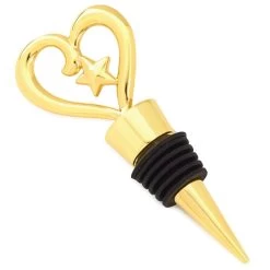 Hallmark Heart And Star Wine Bottle Stopper