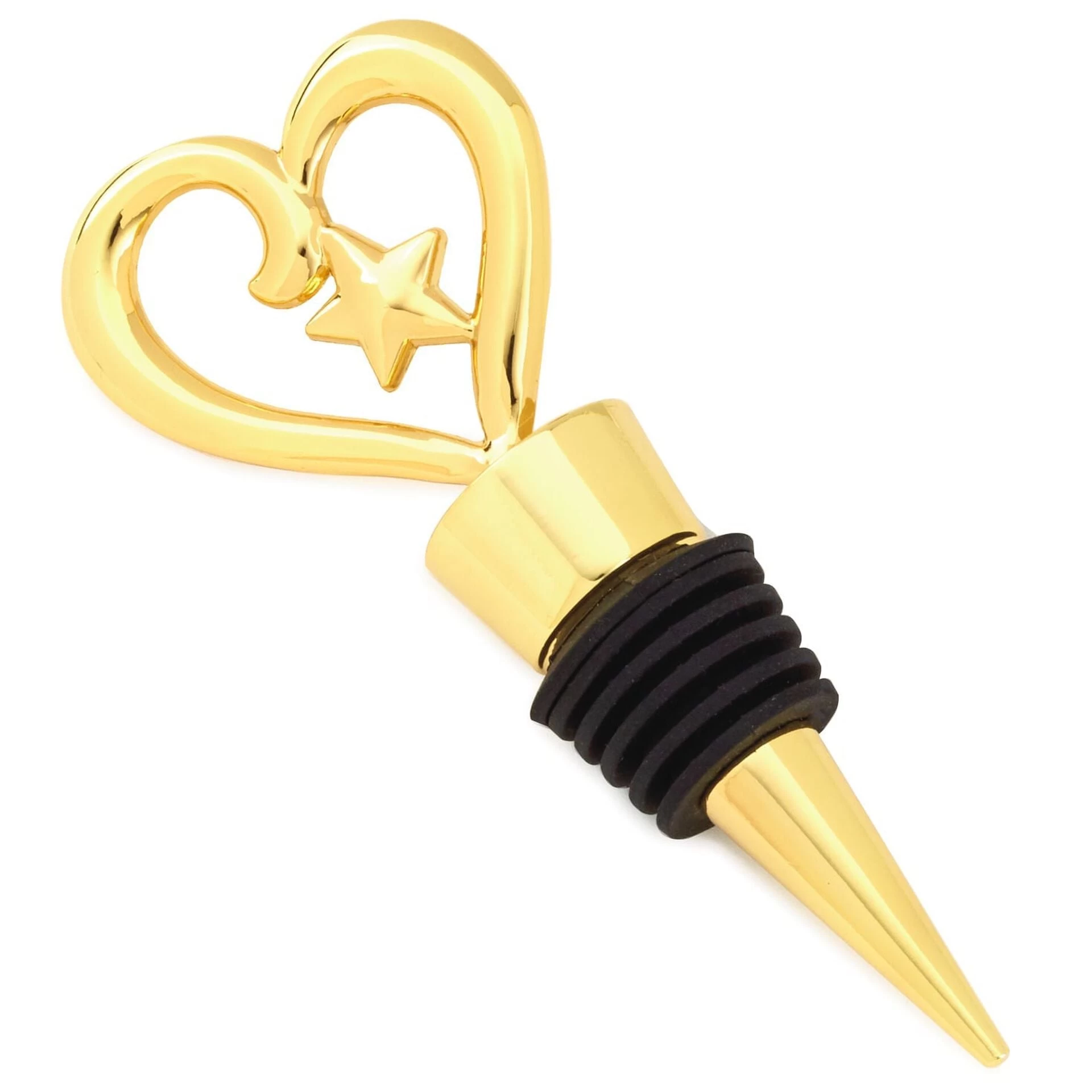 Hallmark Heart And Star Wine Bottle Stopper 1 Hallmark Heart And Star Wine Bottle Stopper