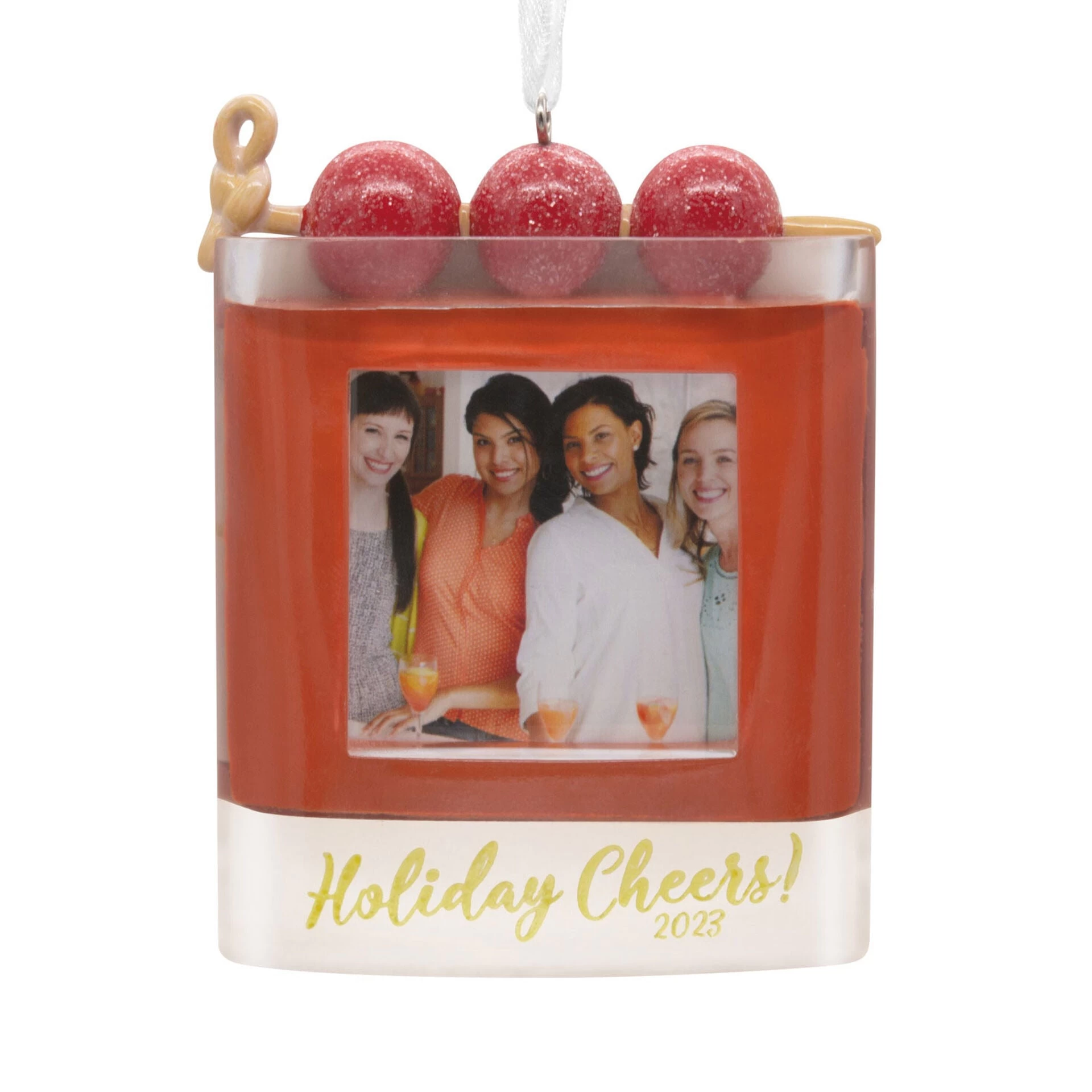 Holiday Cheers! Cocktail 2023 Photo Frame Hallmark Ornament 1 Holiday Cheers! Cocktail 2023 Photo Frame Hallmark Ornament
