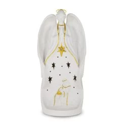 Hallmark Nativity Angel Figurine Christmas Tea-Light Holder, 11.75"