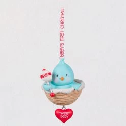 Hallmark 2022 Baby Boy’s First Christmas Blue Bird Ornament