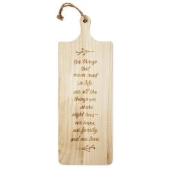 Hallmark Things We Share Bread Board Quote Sign, 8" X 22"